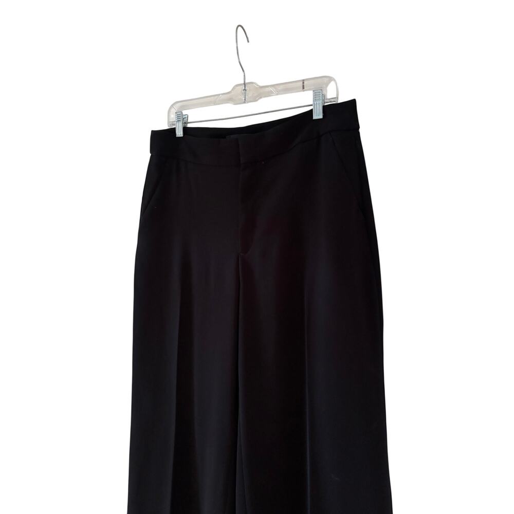 Banana Republic Women's Black Wide Leg Dress Pants Size 12S - Picture 3 of 12
